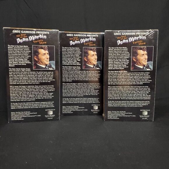 The best of the Dean Martin Variety Show Vol. 2-4 [VHS] Sealed - Picture 2 of 2